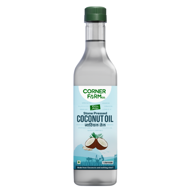 [COCO-1L-B] Coconut Oil, Stone Pressed, 100% Pure