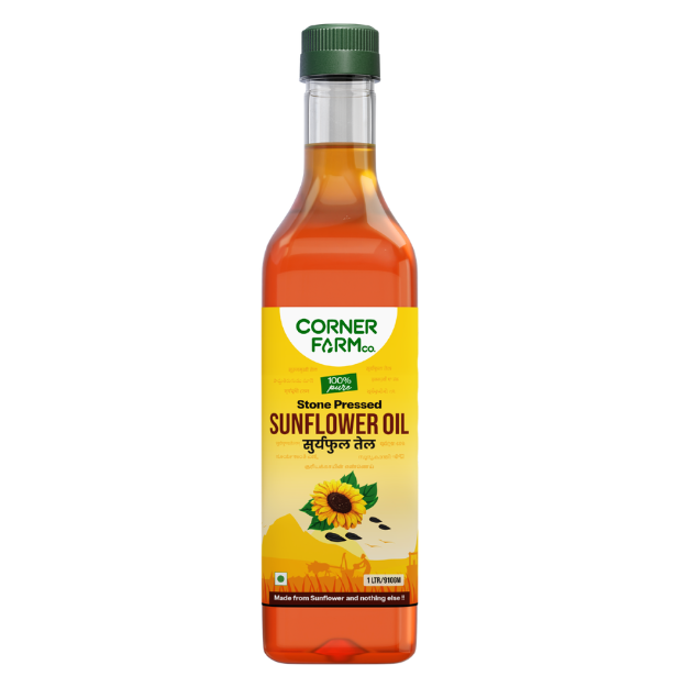 [COSN-1L-B] Sunflower Oil, Stone Pressed, 100% Pure