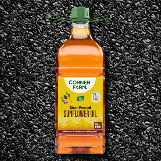 [COSN-5L-P] Sunflower Oil, Stone Pressed, 100% Pure