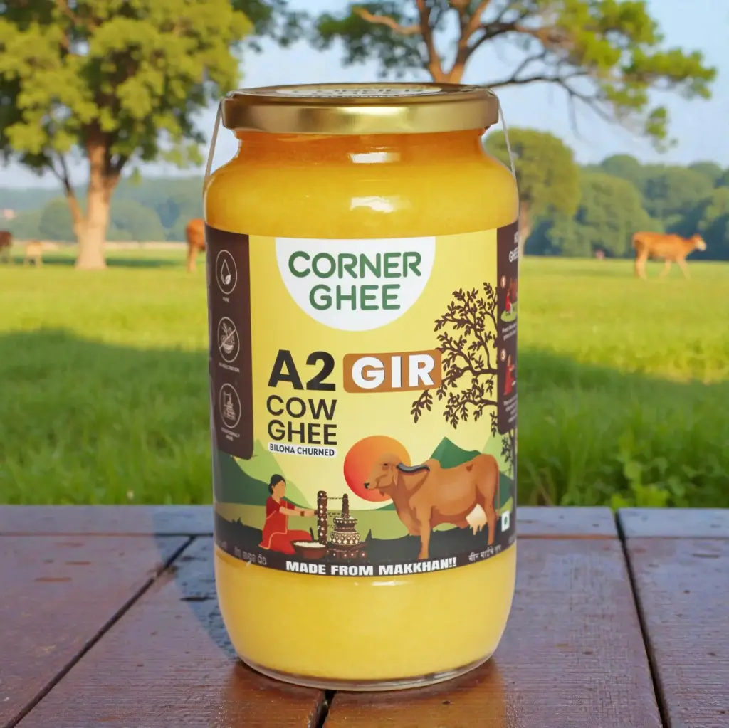 [COGH-1L] Gir Cow Ghee, Bilona Churned, 1 ltr